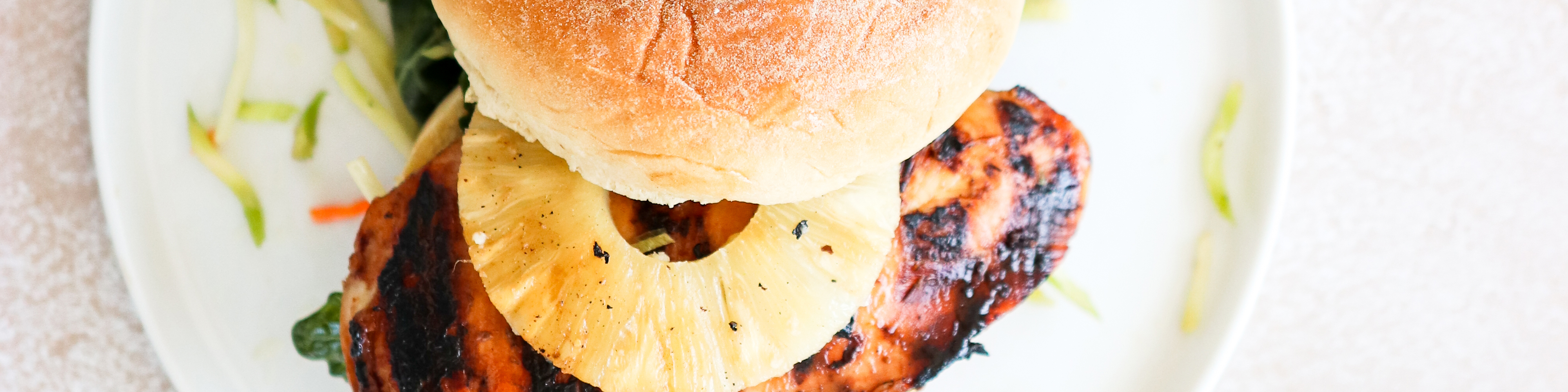 The Juiciest Maple Soy Glazed Grilled Chicken Burger